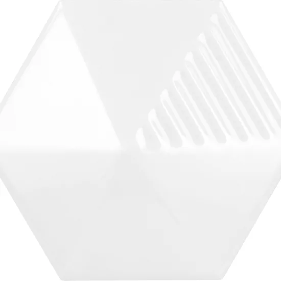 Carrelage Umbrella White 12,4x10,7 cm - vue de face du carreau