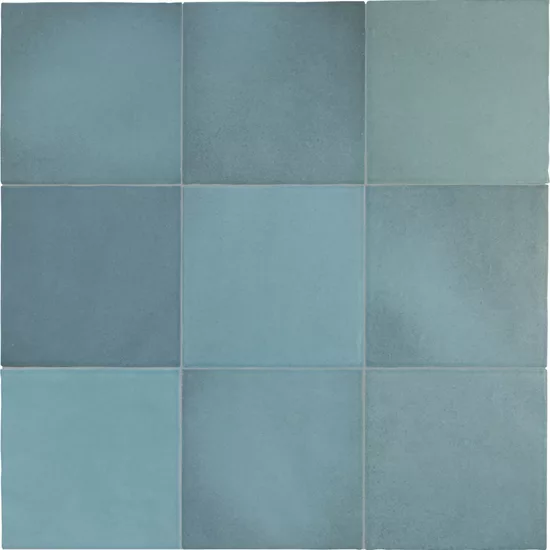 Carrelage Magma Aquamarina 13,2x13,2 cm - détail du carreau 2