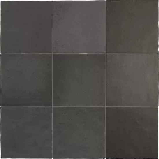 Carrelage Magma Black Coal 13,2x13,2 cm - détail du carreau 2