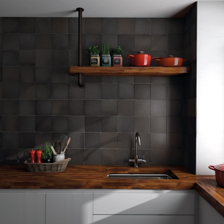 Magma Black Coal 13.2x13.2 cm - carrelage NAIS - image 4