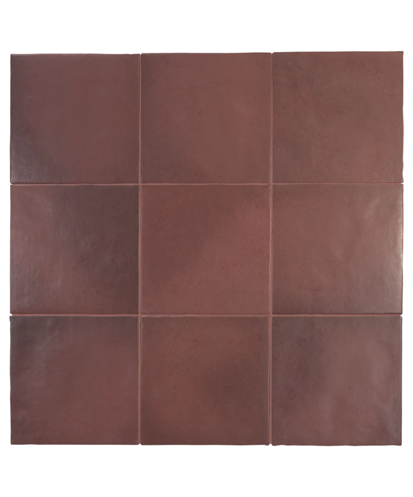 Carrelage Magma Burgundy 13,2x13,2 cm - détail du carreau 2