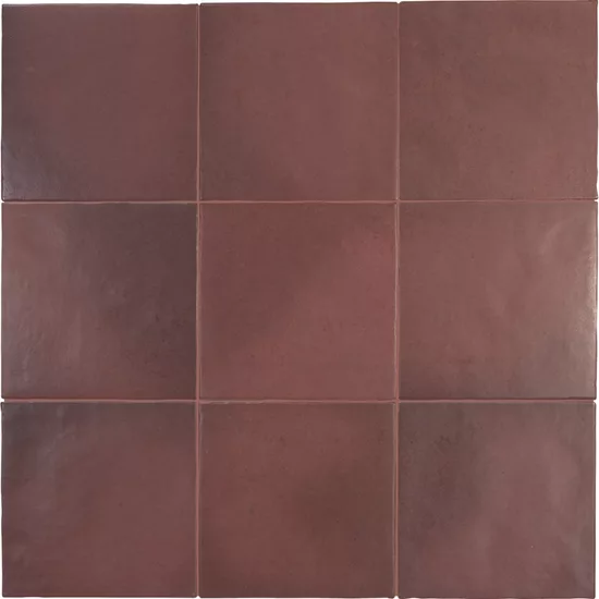 Carrelage Magma Burgundy 13,2x13,2 cm - détail du carreau 2