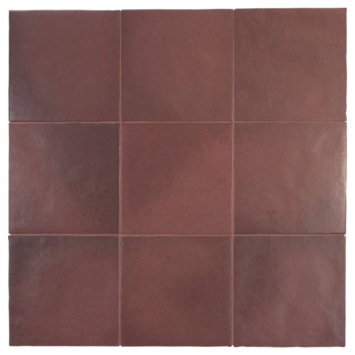 Magma Burgundy 13.2x13.2 cm - carrelage NAIS - image 2