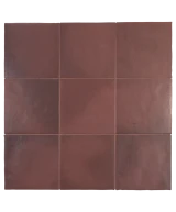 Carrelage Magma Burgundy 13,2x13,2 cm - détail du carreau 2