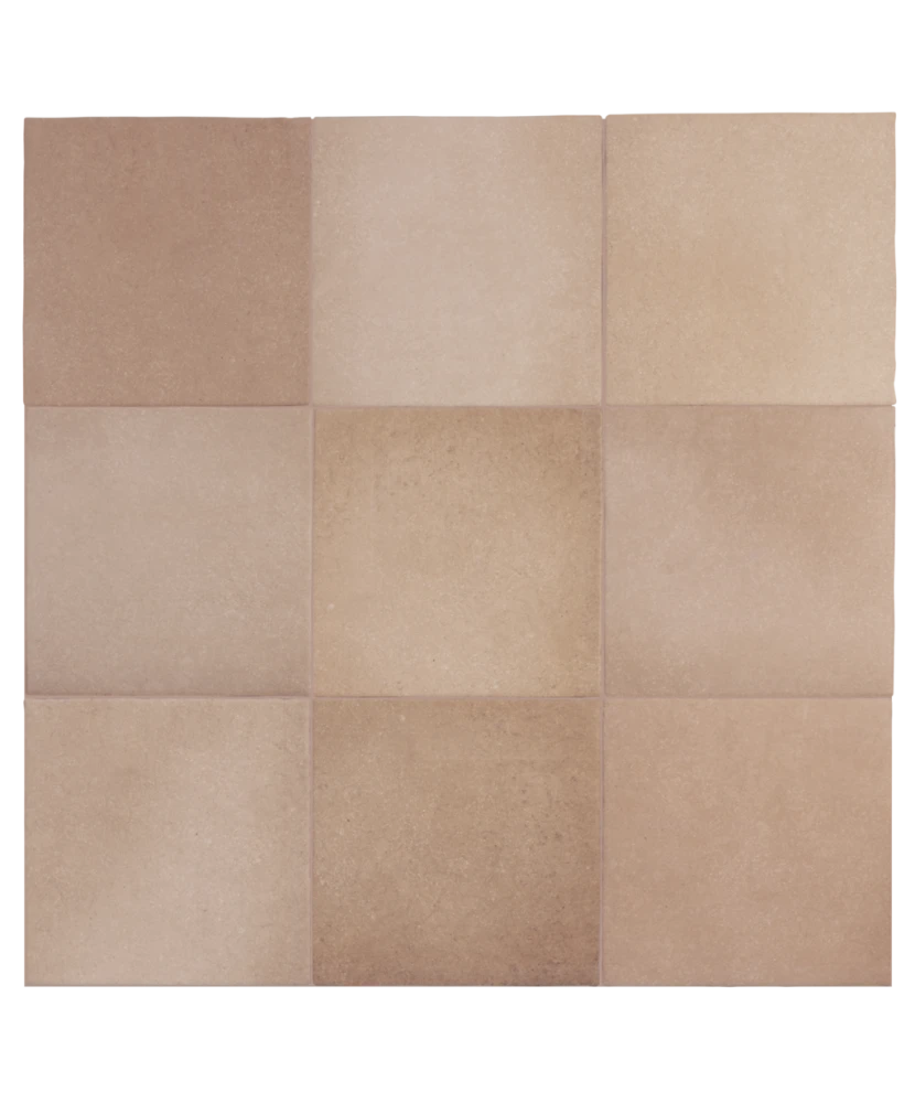 Carrelage Magma Coral Pink 13,2x13,2 cm - détail du carreau 2
