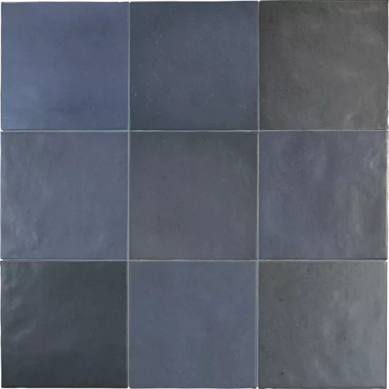 Carrelage Magma Sea Blue 13,2x13,2 cm - détail du carreau 2