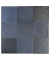 Carrelage Magma Sea Blue 13,2x13,2 cm - détail du carreau 2