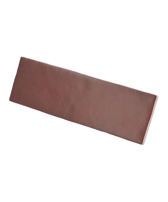Magma Burgundy 6.5x20 cm - carrelage NAIS