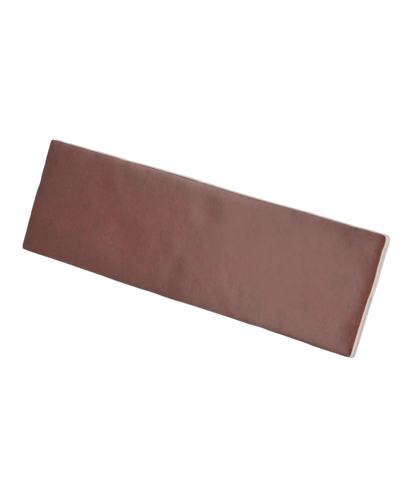Carrelage Magma Burgundy 6,5x20 cm - détail du carreau