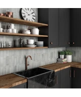 Carrelage Magma Grey Stone 6,5x20 cm - vue d’ambiance