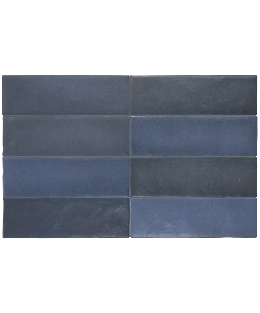 Carrelage Magma Sea Blue 6,5x20 cm - détail du carreau 2