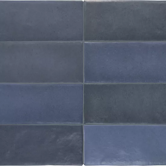 Carrelage Magma Sea Blue 6,5x20 cm - détail du carreau 2