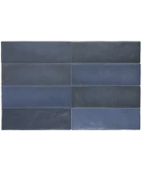 Carrelage Magma Sea Blue 6,5x20 cm - détail du carreau 2