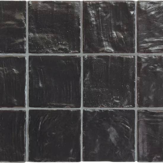 Carrelage Mallorca Black 10x10 cm - détail du carreau 2