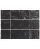 Carrelage Mallorca Black 10x10 cm - détail du carreau 2