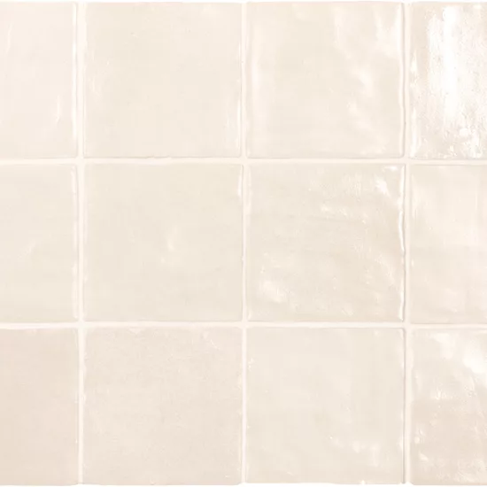 Carrelage Mallorca Cream 10x10 cm - détail du carreau 2