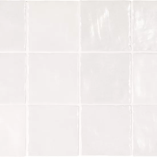Carrelage Mallorca White 10x10 cm - détail du carreau 2