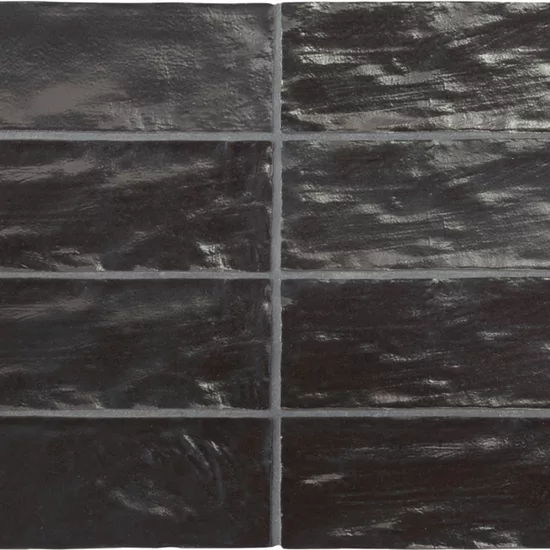 Carrelage Mallorca Black 6,5x20 cm - détail du carreau 2