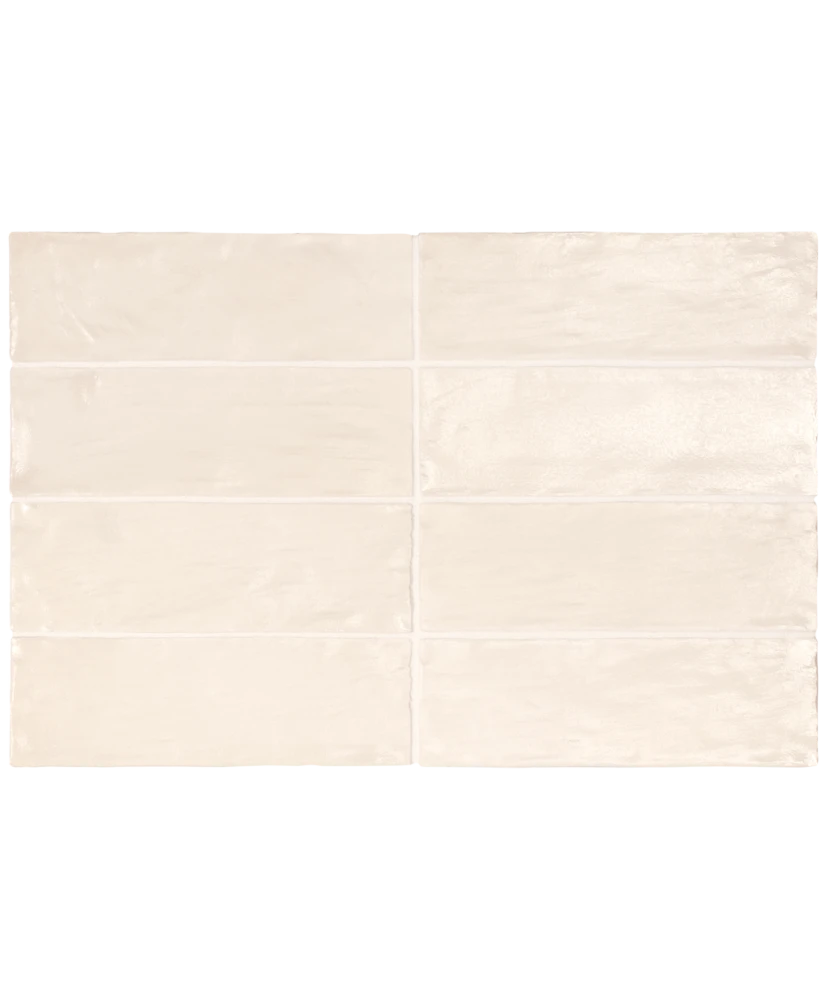 Carrelage Mallorca Cream 6,5x20 cm - détail du carreau 2