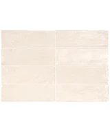 Carrelage Mallorca Cream 6,5x20 cm - détail du carreau 2