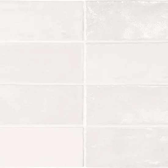 Carrelage Mallorca White 6,5x20 cm - détail du carreau 2