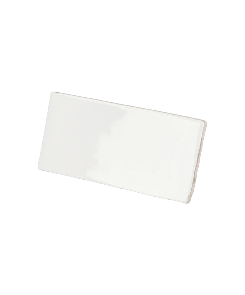 Carrelage Masía Blanco Crackle 7,5x15 cm - détail du carreau