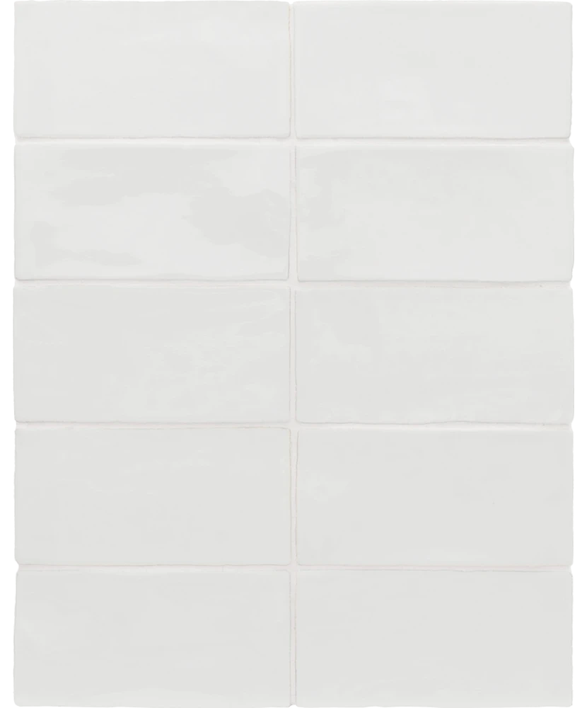 Carrelage Masía Blanco Crackle 7,5x15 cm - détail du carreau 2