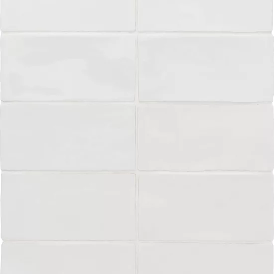 Carrelage Masía Blanco Crackle 7,5x15 cm - détail du carreau 2