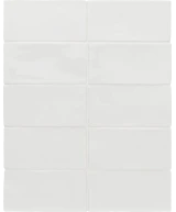 Carrelage Masía Blanco Crackle 7,5x15 cm - détail du carreau 2