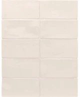 Carrelage Masía Cream Crackle 7,5x15 cm - détail du carreau 2