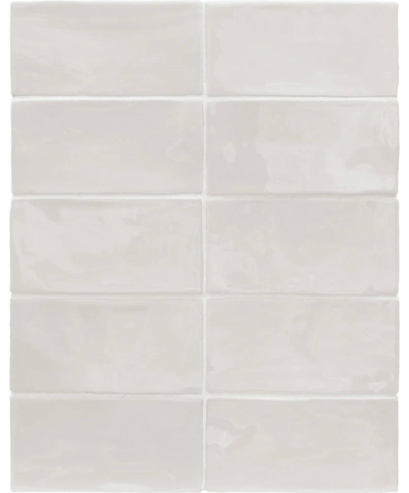 Carrelage Masía Gris Claro Crackle 7,5x15 cm - détail du carreau 2