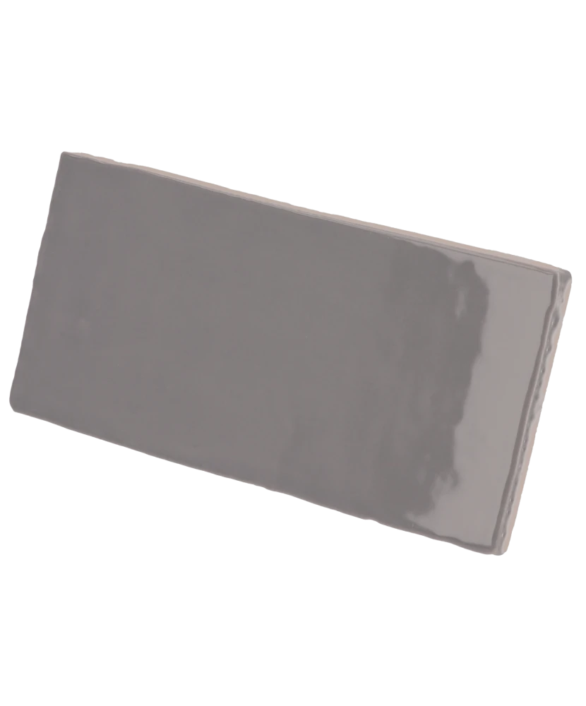 Carrelage Masía Gris Oscuro 7,5x15 cm - détail du carreau