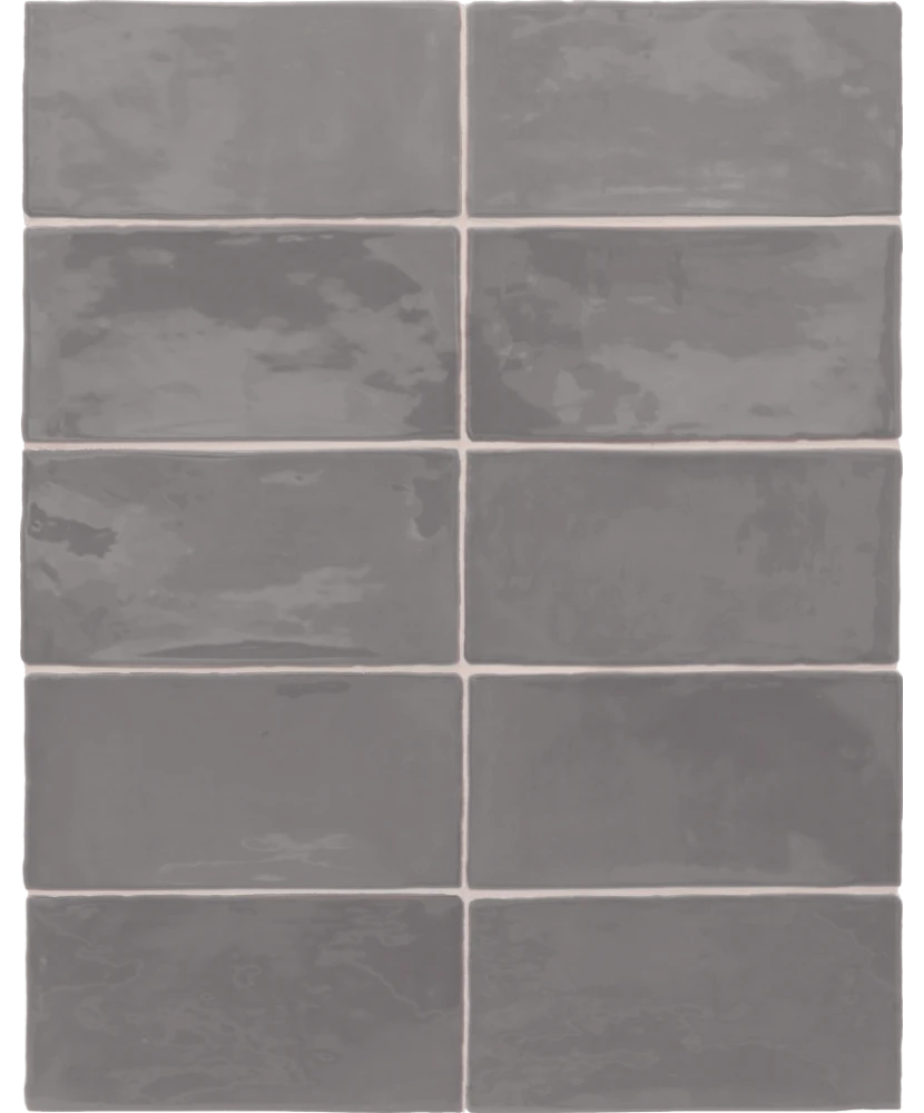 Carrelage Masía Gris Oscuro 7,5x15 cm - détail du carreau 2