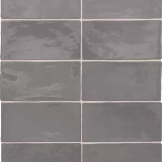 Carrelage Masía Gris Oscuro 7,5x15 cm - détail du carreau 2