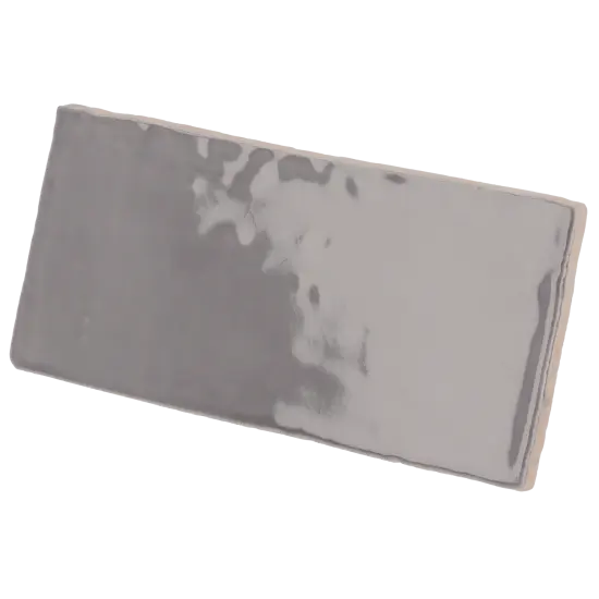 Masía Gris Oscuro Crackle 7.5x15 cm - carrelage NAIS