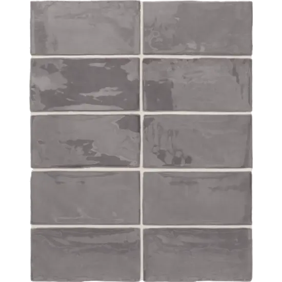 Masía Gris Oscuro Crackle 7,5x15 cm