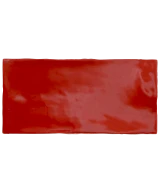 Carrelage Masía Rosso 7,5x15 cm - détail du carreau 3