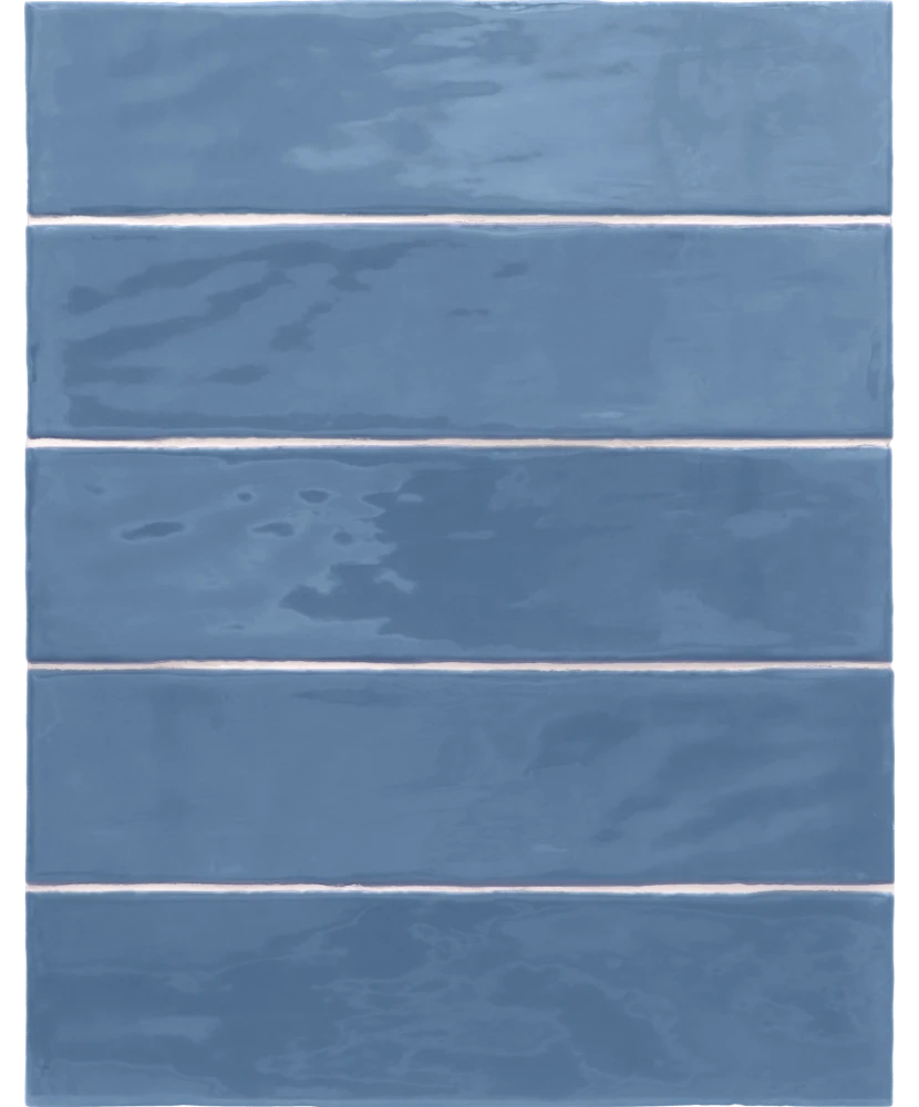 Carrelage Masía Blue 7,5x30 cm - détail du carreau 2