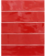 Carrelage Masía Rosso 7,5x30 cm - détail du carreau 2