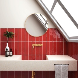Masía Rosso 7.5x30 cm - carrelage NAIS - image 4