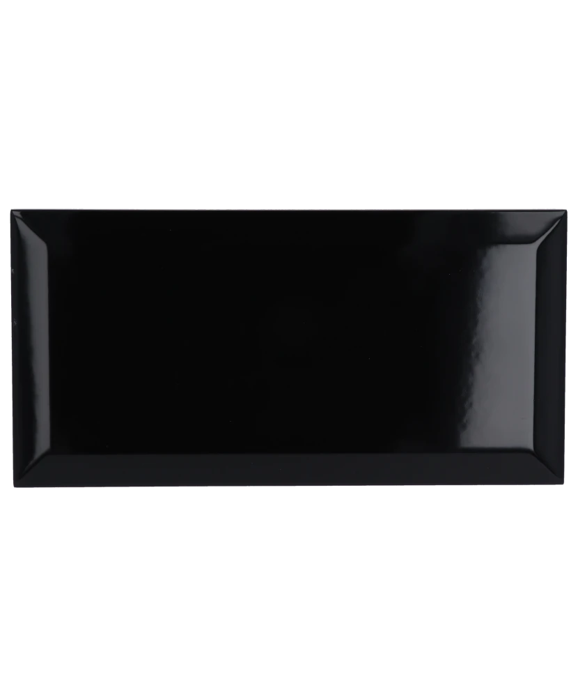Carrelage Metro Black 10x20 cm - détail du carreau 2