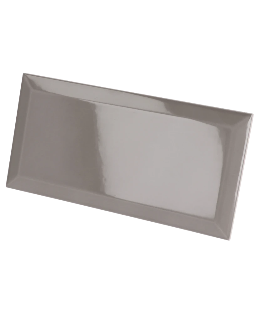 Carrelage Metro Dark Grey 10x20 cm - détail du carreau