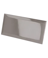 Carrelage Metro Dark Grey 10x20 cm - détail du carreau