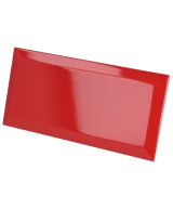 Carrelage Metro Rosso 10x20 cm - détail du carreau