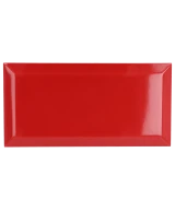 Carrelage Metro Rosso 10x20 cm - détail du carreau 2