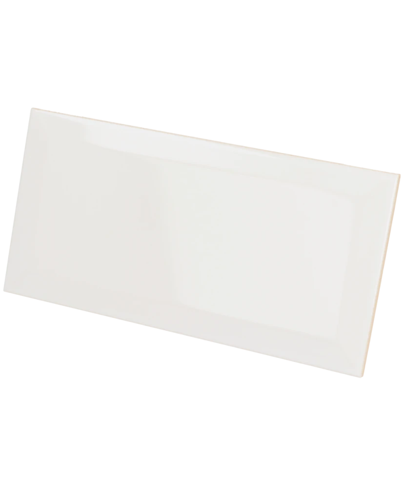 Carrelage Metro White 10x20 cm - détail du carreau