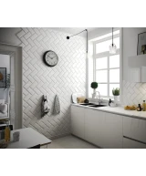 Carrelage Metro White 10x20 cm - vue d’ambiance