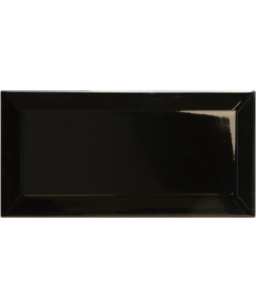 Carrelage Metro Black 7,5x15 cm - détail du carreau 2