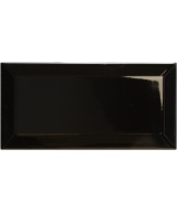 Metro Black 7.5x15 cm - carrelage NAIS - image 2