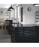 Metro Black 7.5x15 cm - carrelage NAIS - image 3
